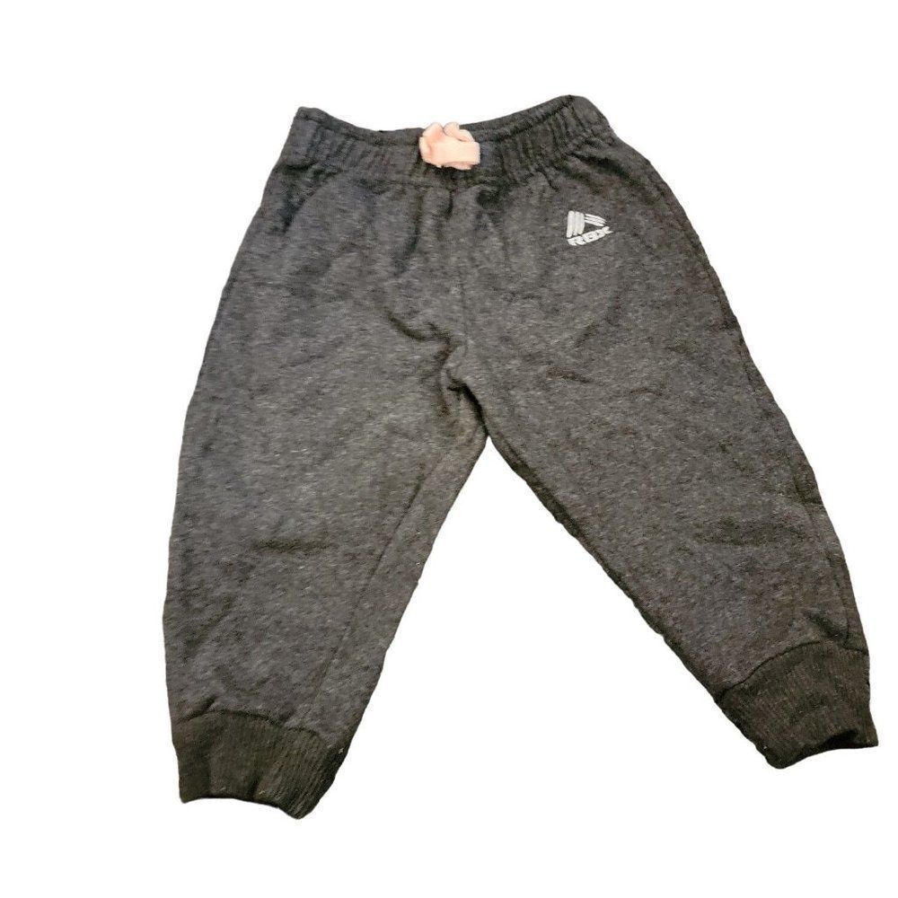 RBX Babys Gray Pull On Elastic Waist Tapered Leg Jogger Pants Size 24 Months
